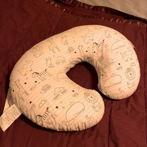 Boppy nursing pillow with cover